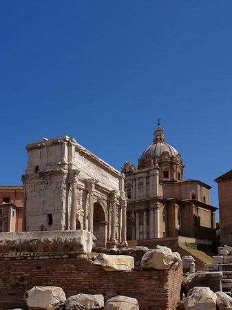 Triumphbogen des Septimius Severus Foto 