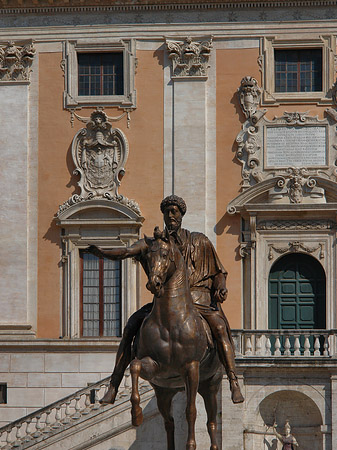 Fotos Marc Aurel Statue vor dem Kapitol | Rom