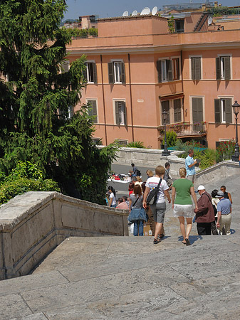 Menschen an der Treppe Fotos