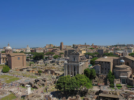 Blick auf das Forum Romanum