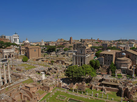 Foto Blick auf das Forum Romanum - Rom