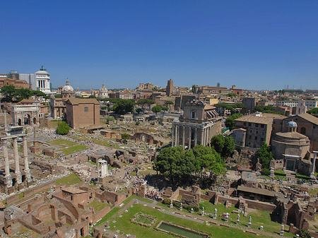 Foto Blick auf das Forum Romanum - Rom