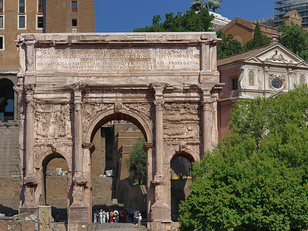 Triumphbogen des Septimius Severus Foto 