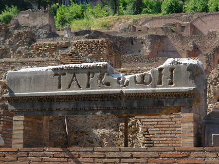 Foto Steine im Forum Romanum