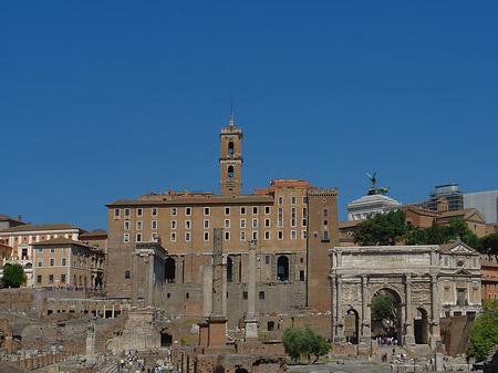 Tabularium mit dem Forum Romanum