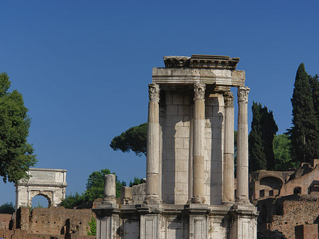 Tempel der Vesta Foto 