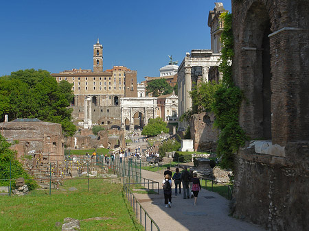 Weg ins Forum Romanum Foto 