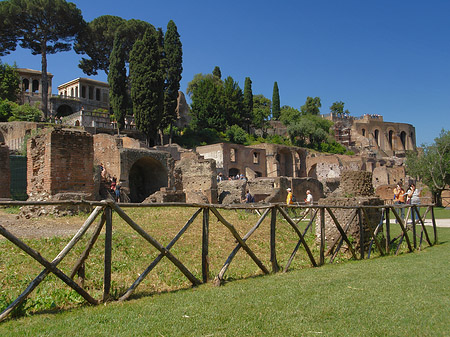 Weg ins Forum Romanum Fotos