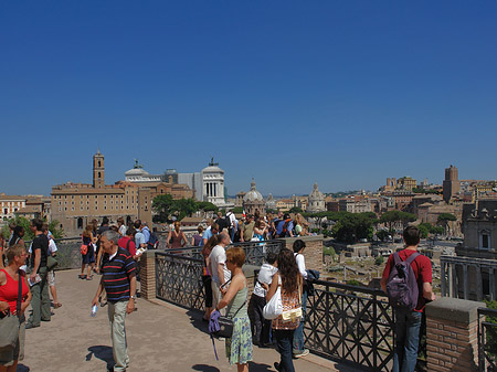 Foto Menschen am Forum Romanum