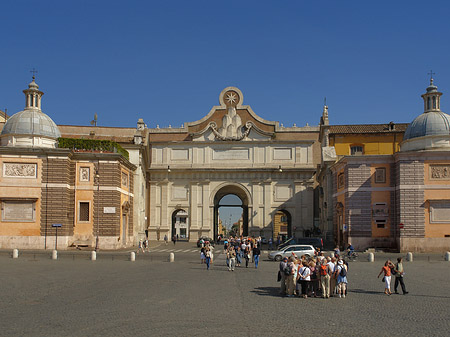 Fotos Porta del Popolo mit Piazza | Rom