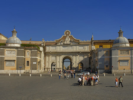 Foto Porta del Popolo mit Piazza - Rom