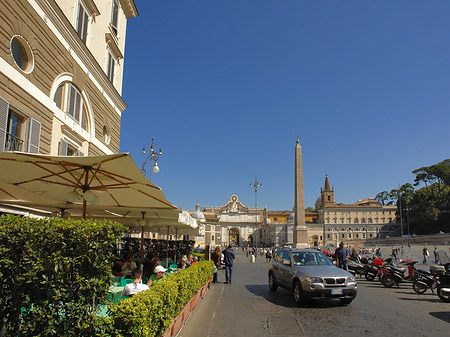 Foto Strasse zur Piaza del Popolo - Rom