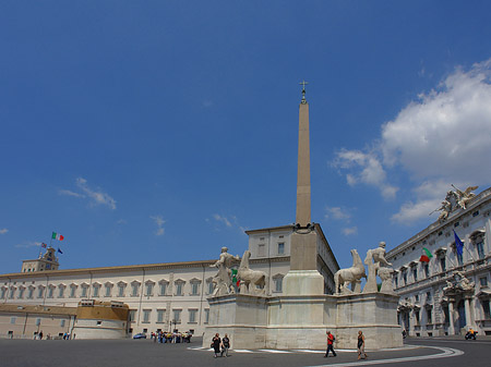 Foto Quirinalspalast mit Obelisk