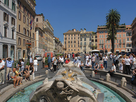 Foto Barcaccia Brunnen - Rom