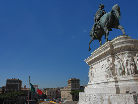 Foto Bronzestatue von Victor Emmanuel - Rom