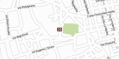 Stadtplan La Zisa Palermo