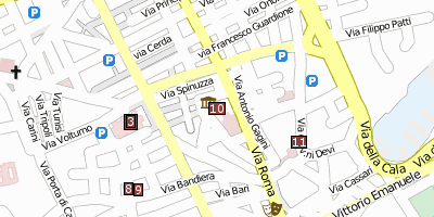 Stadtplan Sant’Ignazio all’Olivella Palermo